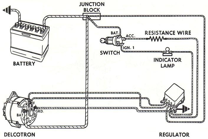 alternator battery wiring diagram