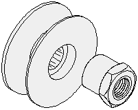 a203 extra wide belt pulley
